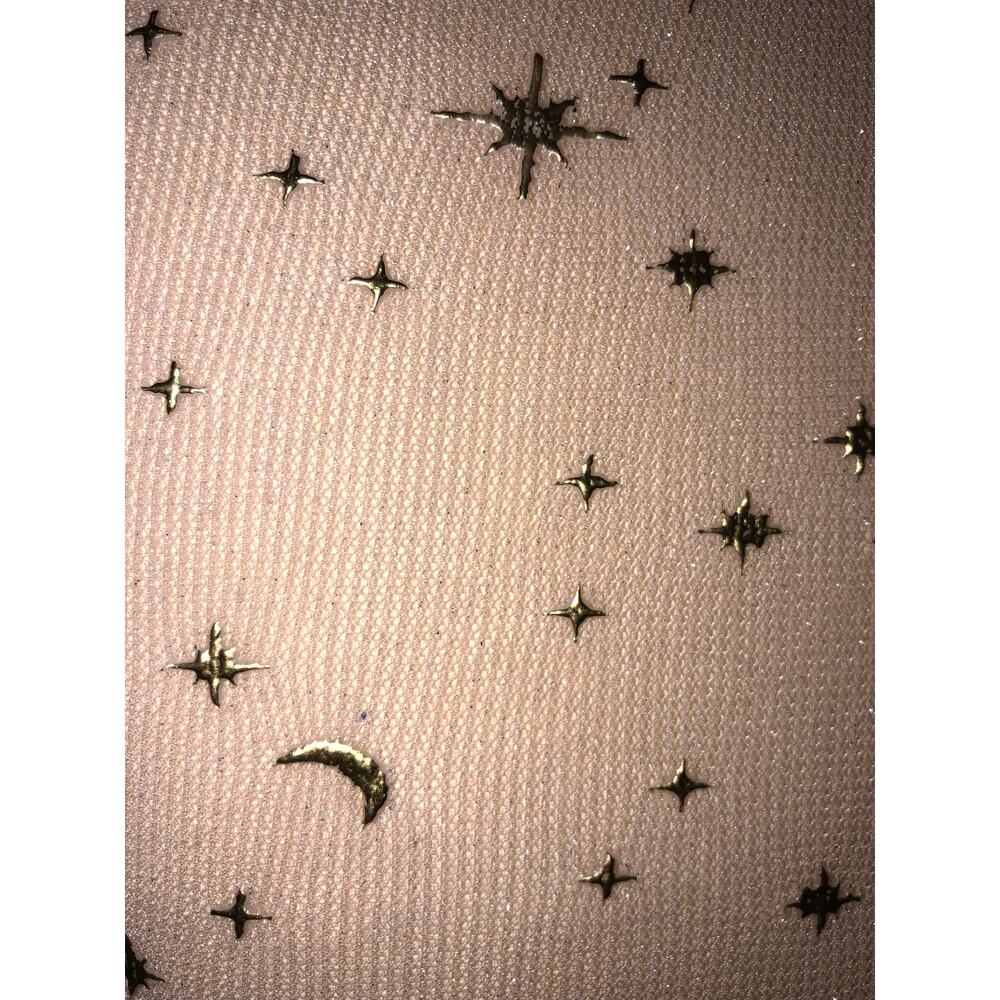 Celestial Fairy Top size S Moon Sun Stars Pink Gold Mesh Mystical Cosmic Whimsy - Picture 5 of 8
